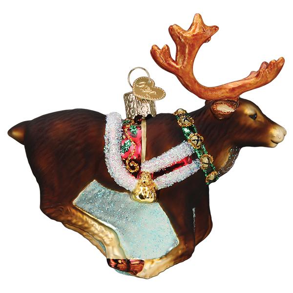 Old World Christmas 2 X 4 X 4.5 / 12573 Reindeer Ornament