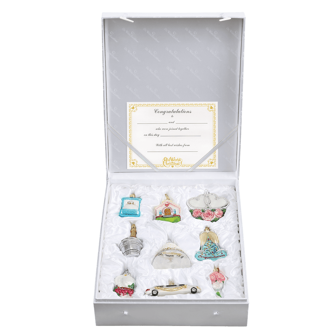 Old World Christmas 4 X 18 X 14 / 14034 Just Married Collection Ornaments