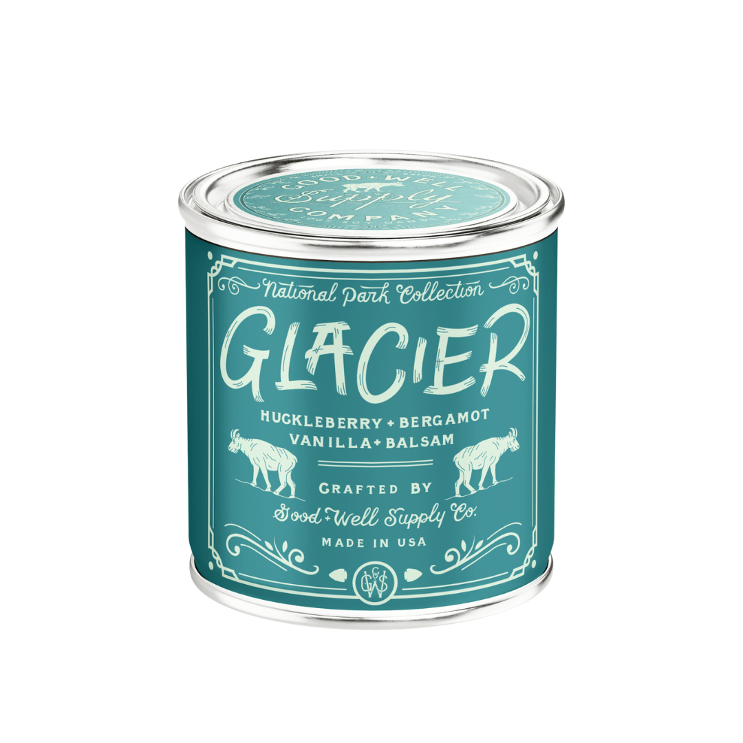 Good &amp; Well Supply Co Candles Glacier National Park Candle