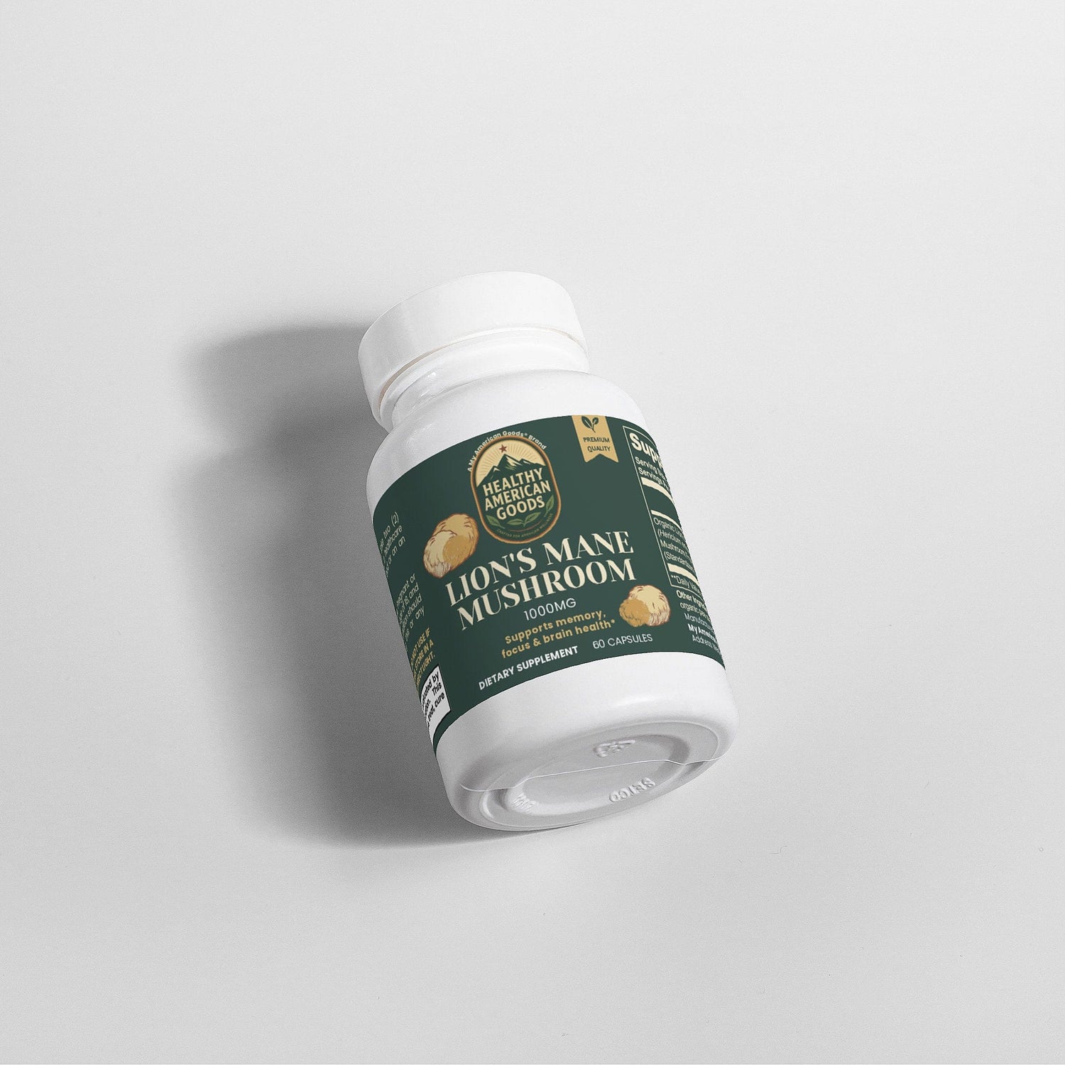 Healthy American Goods™ Mushroom Products Lion&