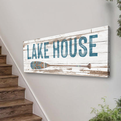 Tailored Canvases Canvas Lake House Coastal Sign II