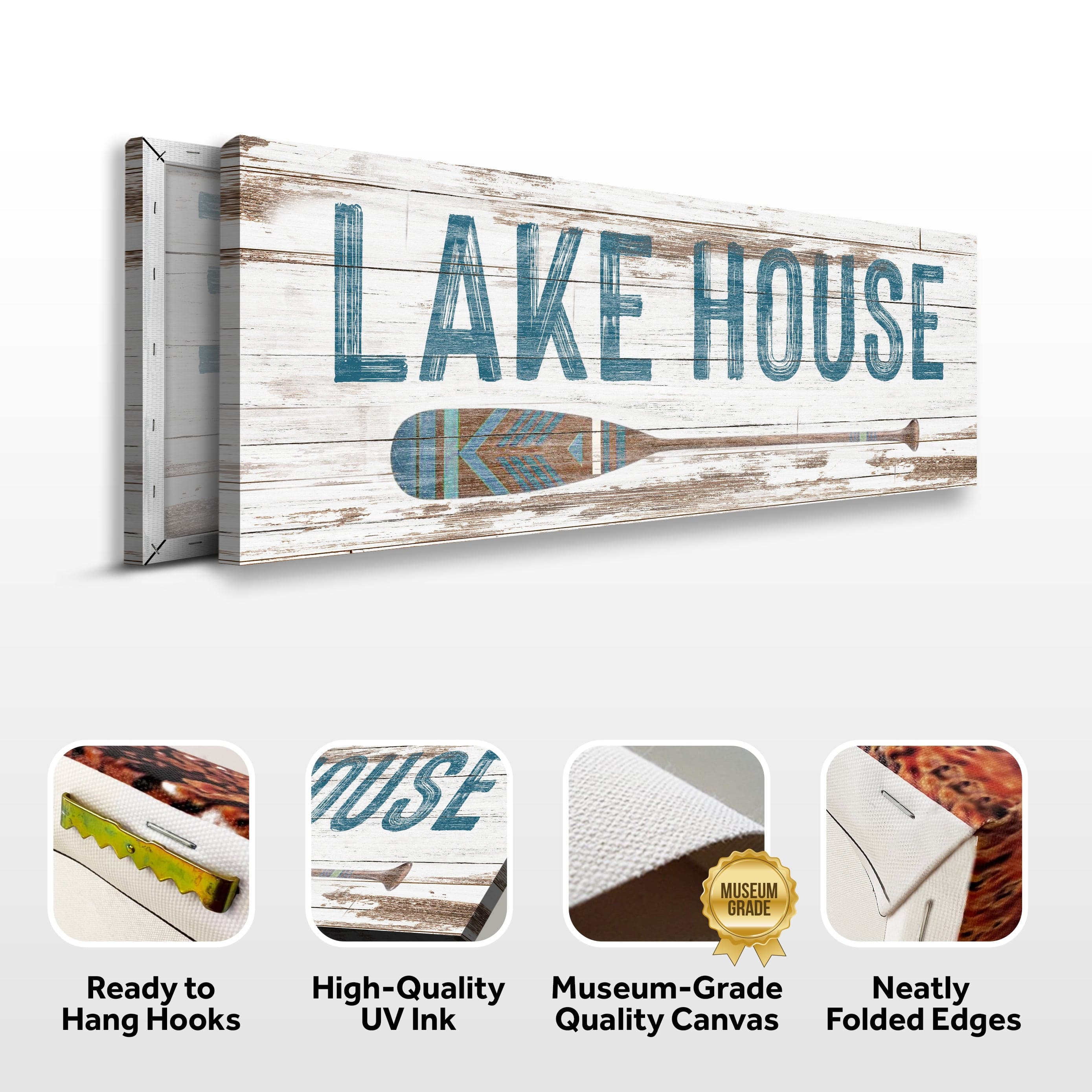 Tailored Canvases Canvas Lake House Coastal Sign II
