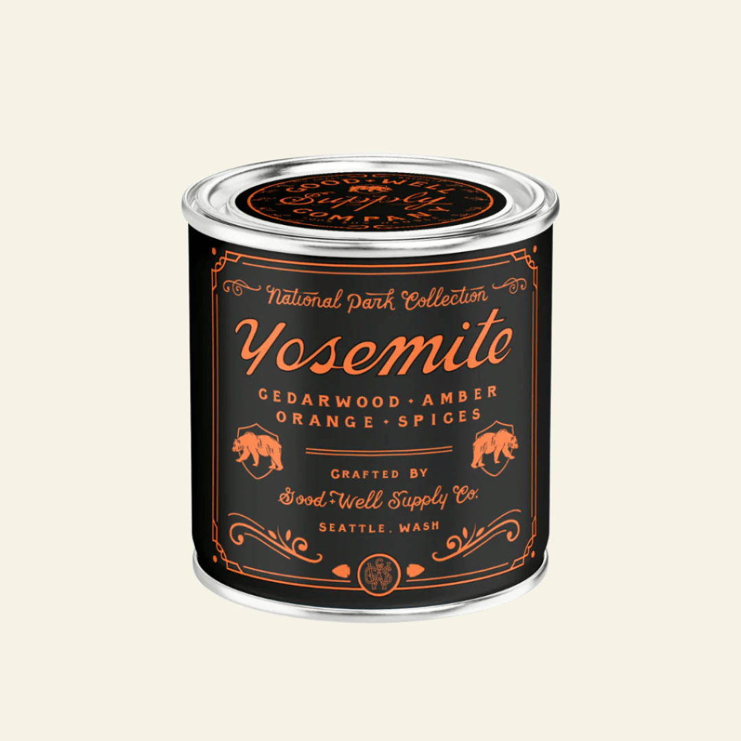 Good &amp; Well Supply Co Candles Yosemite National Park Candle