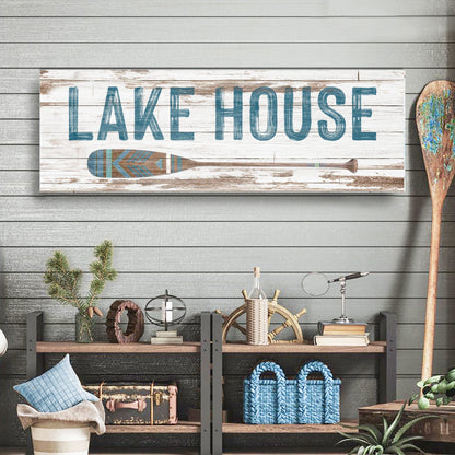 Tailored Canvases Canvas Lake House Coastal Sign II