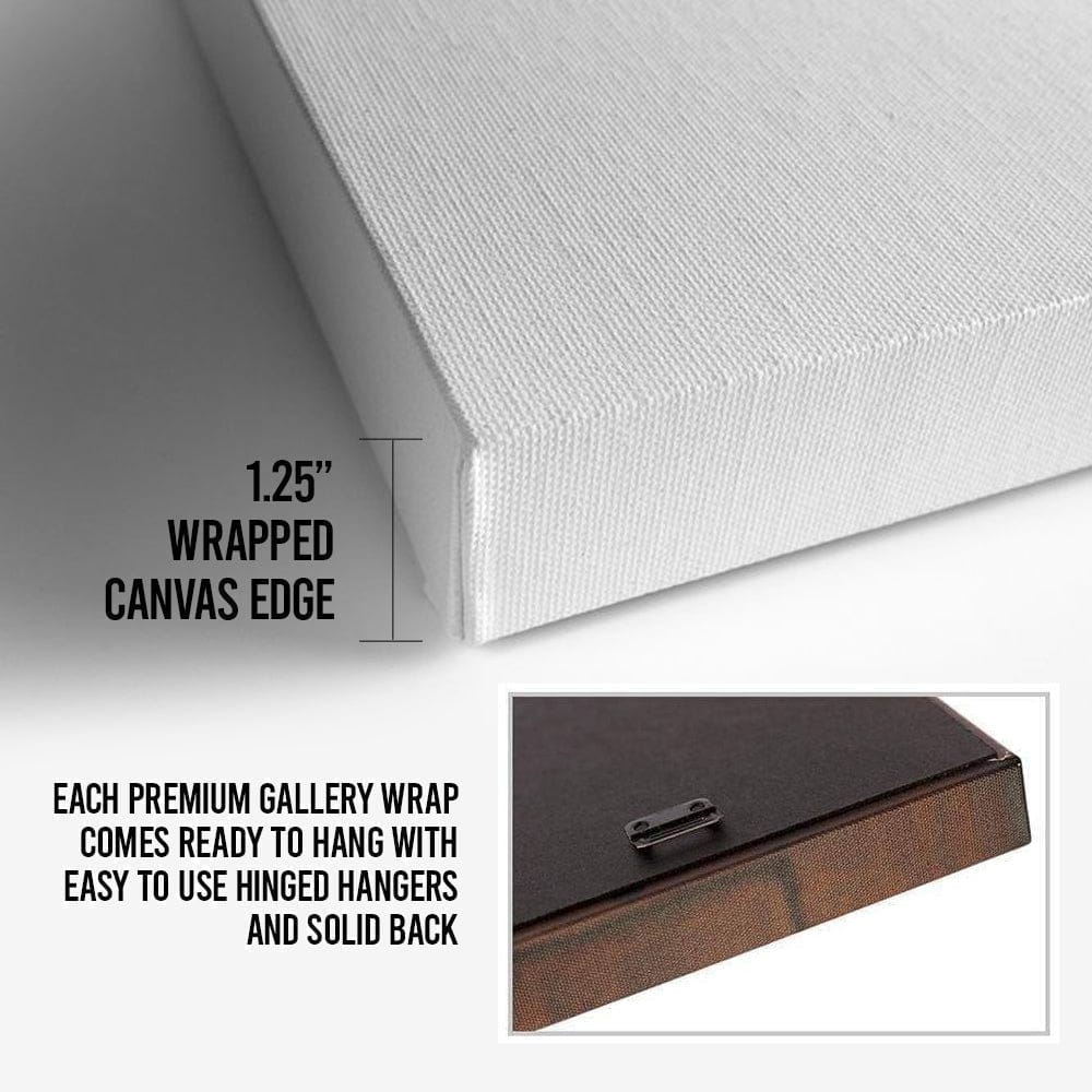 Tailored Canvases Canvas Highland Cow Window View Canvas Wall Art