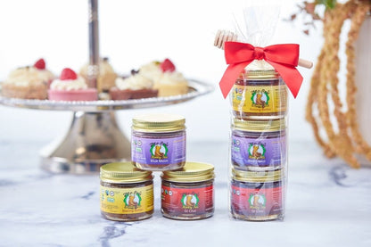 Zenbear Honey Tea mix-and-match 3-Flavor Honey Tea Mini Assortment – Organic Wellness Gift Set (3 x 3 oz)