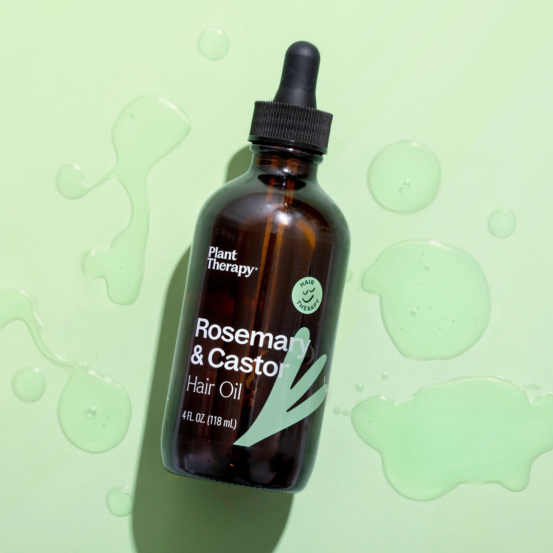 Plant Therapy Hair &amp; Skin Care 4 oz Rosemary &amp; Castor Hair Oil