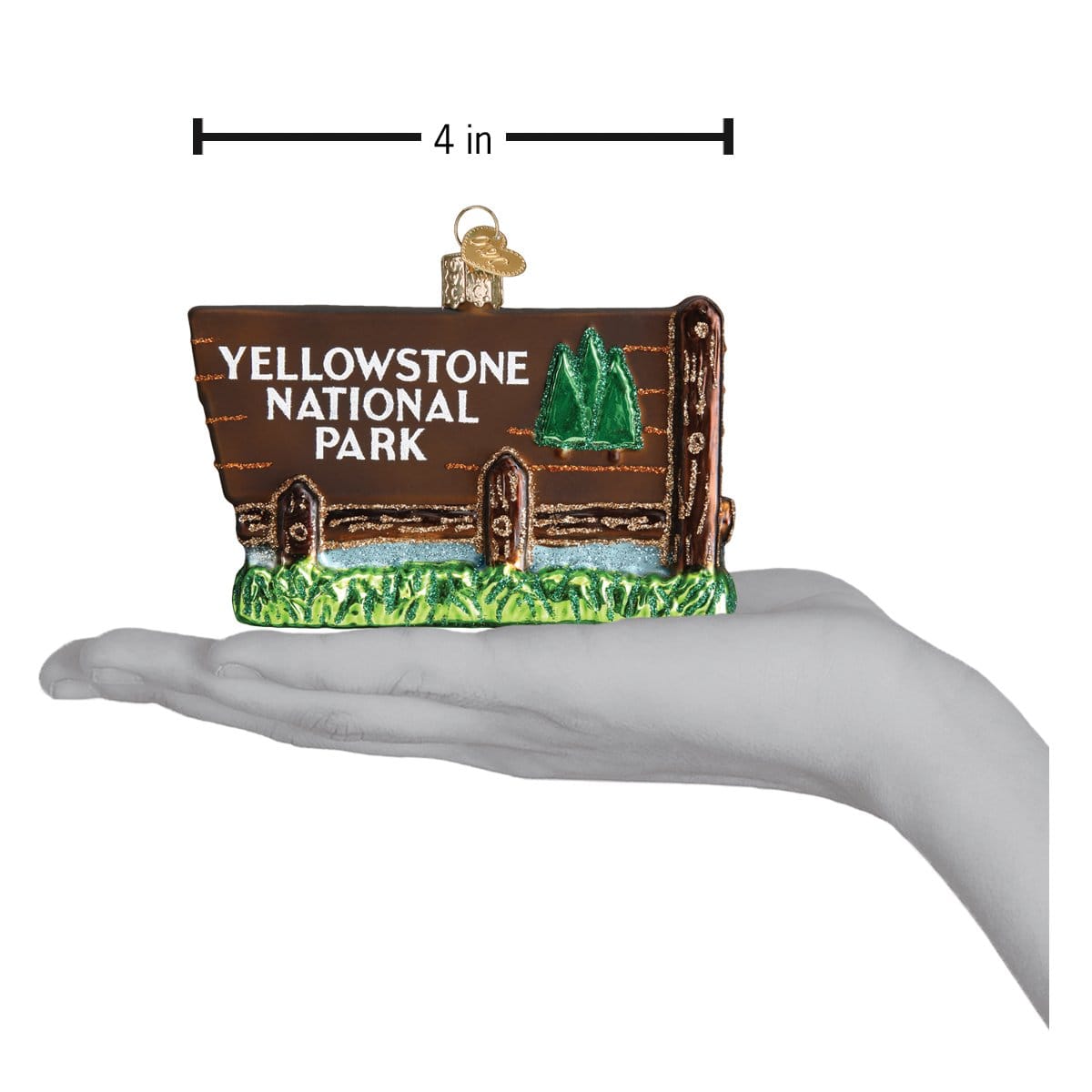 Old World Christmas 2.75 X 4 X 0.75 / 36173 Yellowstone National Park