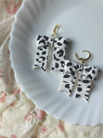 Cow Print Bows
