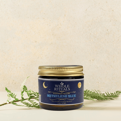 Whole Rituals Face Moisturizer 2oz - 59ml / 1 Jar Methylene Blue Infused Tallow Balm - Whipped