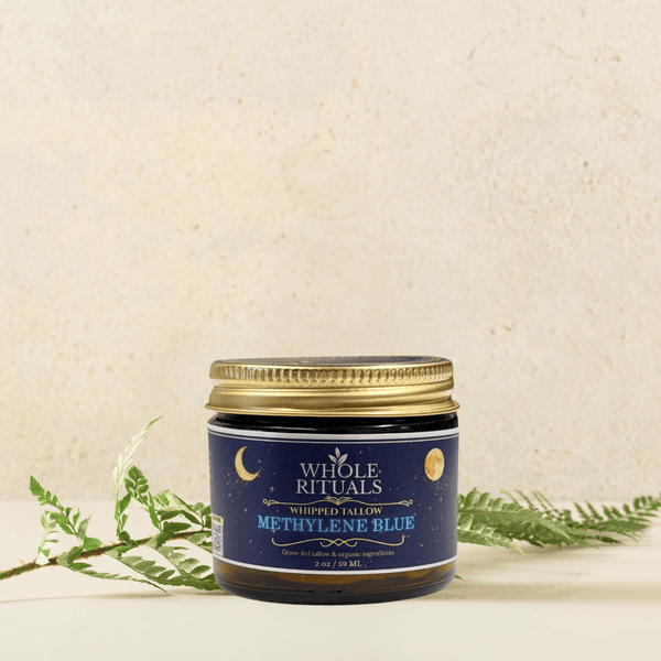 Whole Rituals Face Moisturizer 2oz - 59ml / 1 Jar Methylene Blue Infused Tallow Balm - Whipped