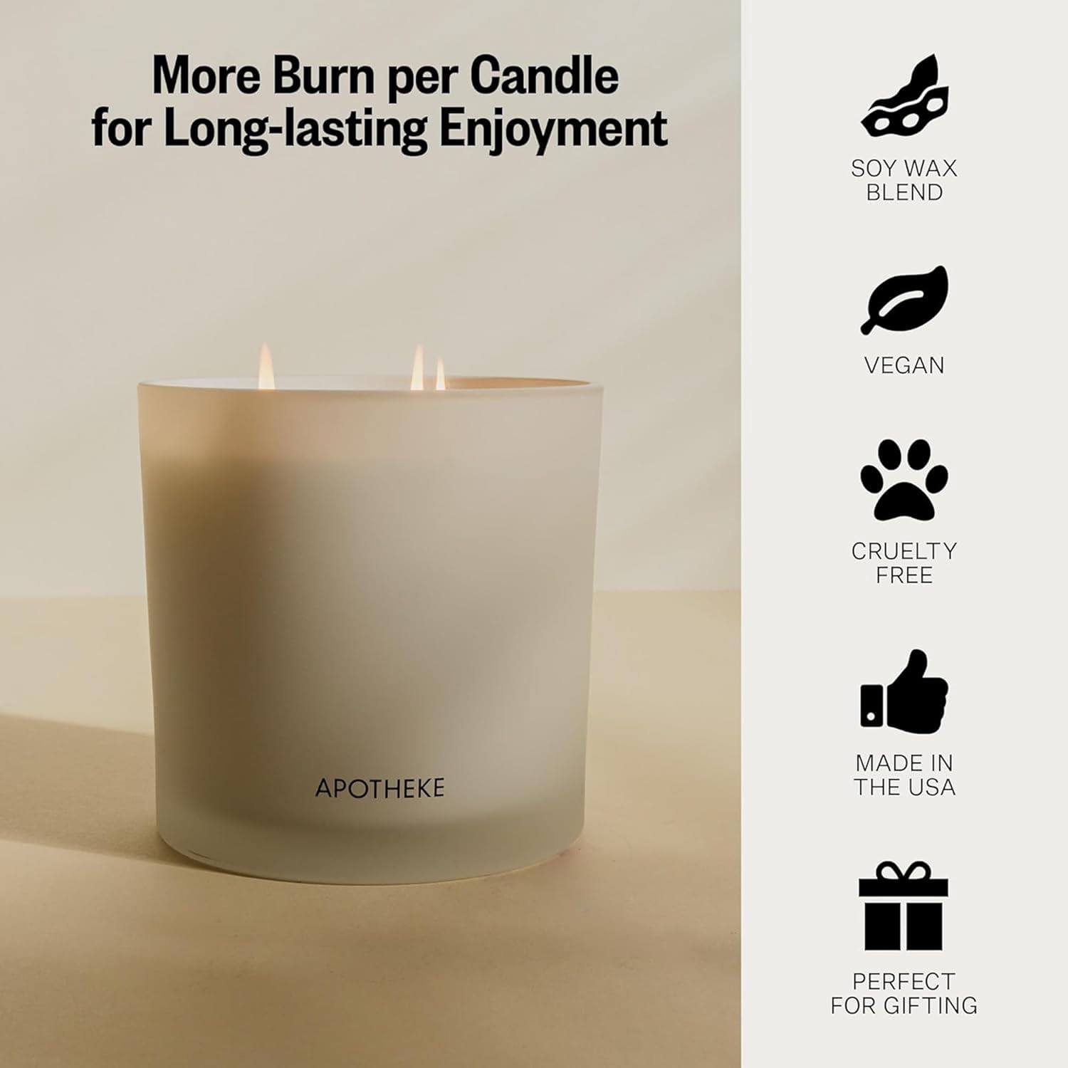 Fig and Olive Leaf 3-Wick Candle