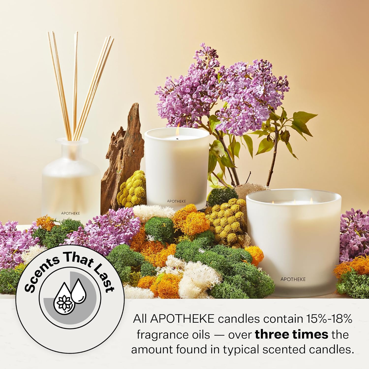 Earl Grey Bitters Petite Candle