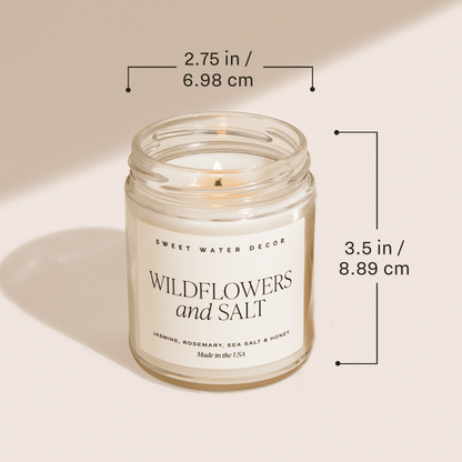 Sweet Water Decor Candles Be Still and Know Soy Candle - Clear Jar - 9 oz