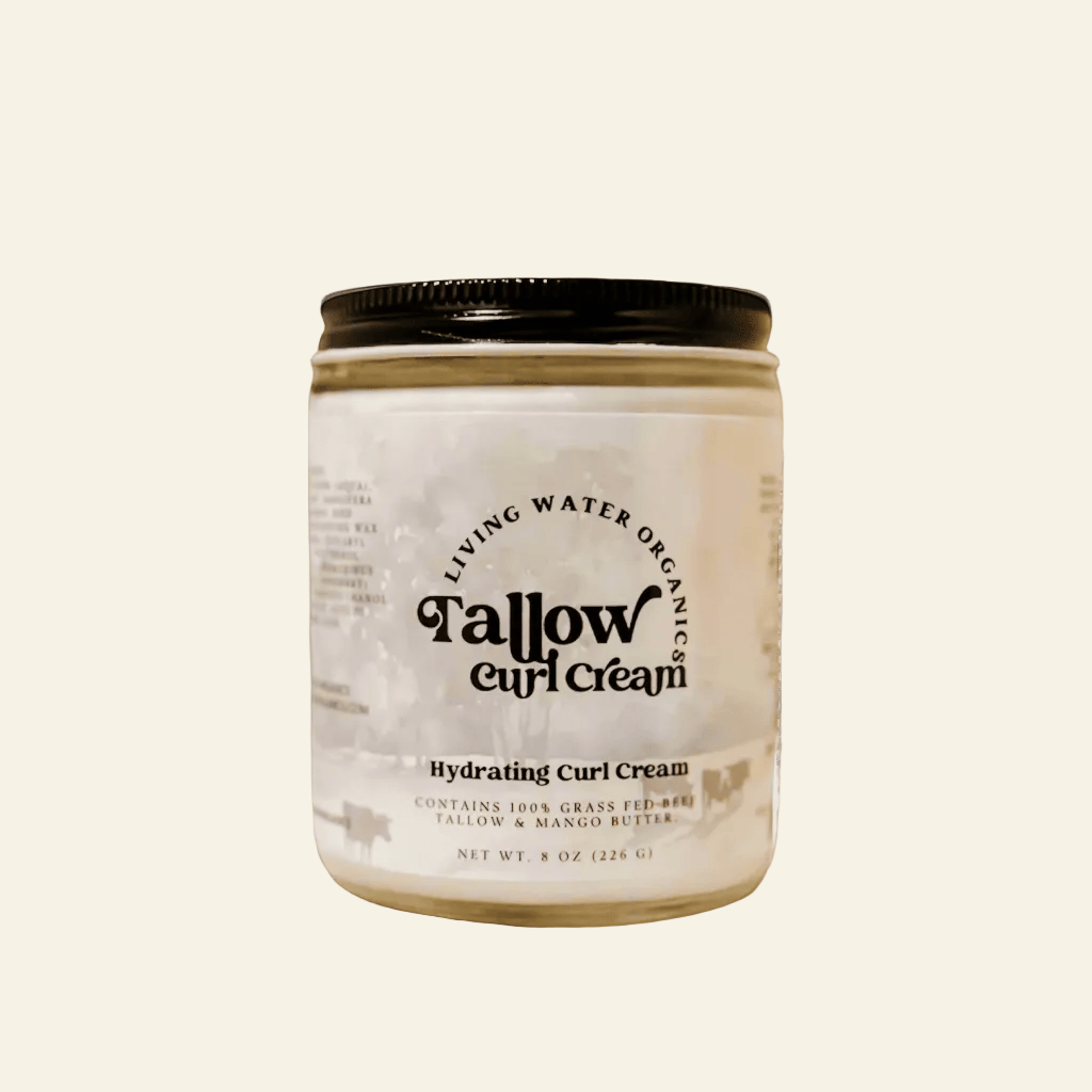 Living Water Organics Grass-Fed Tallow Curl Cream