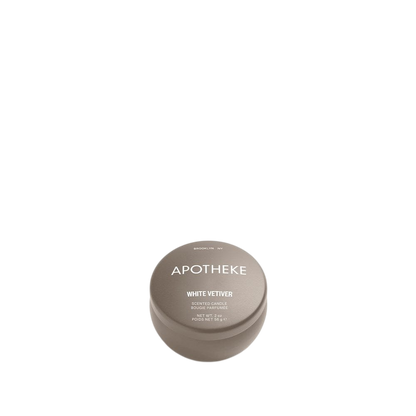 APOTHEKE Mini Candle Tins White Vetiver Mini Candle Tin