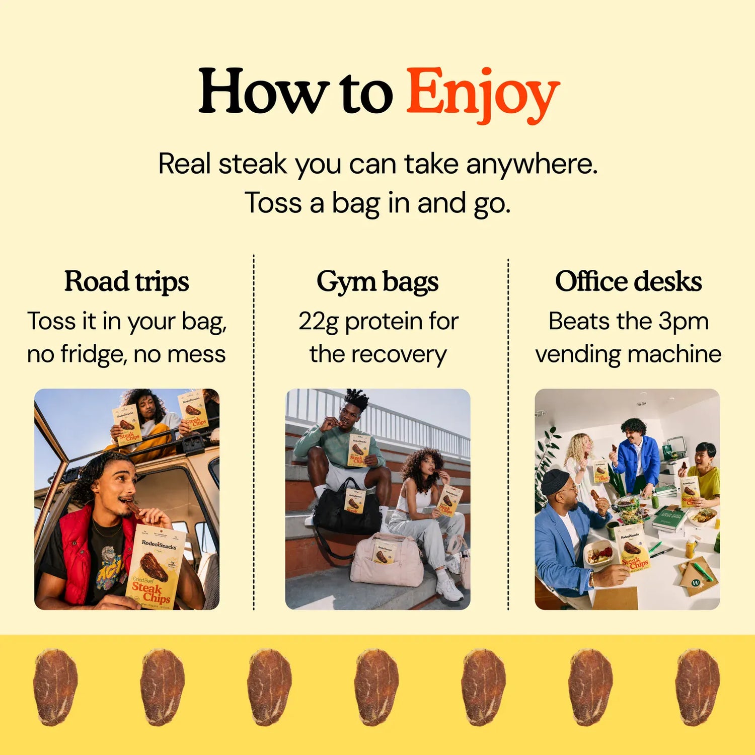 Rodeo Snacks Snack Sticks Steak Chips