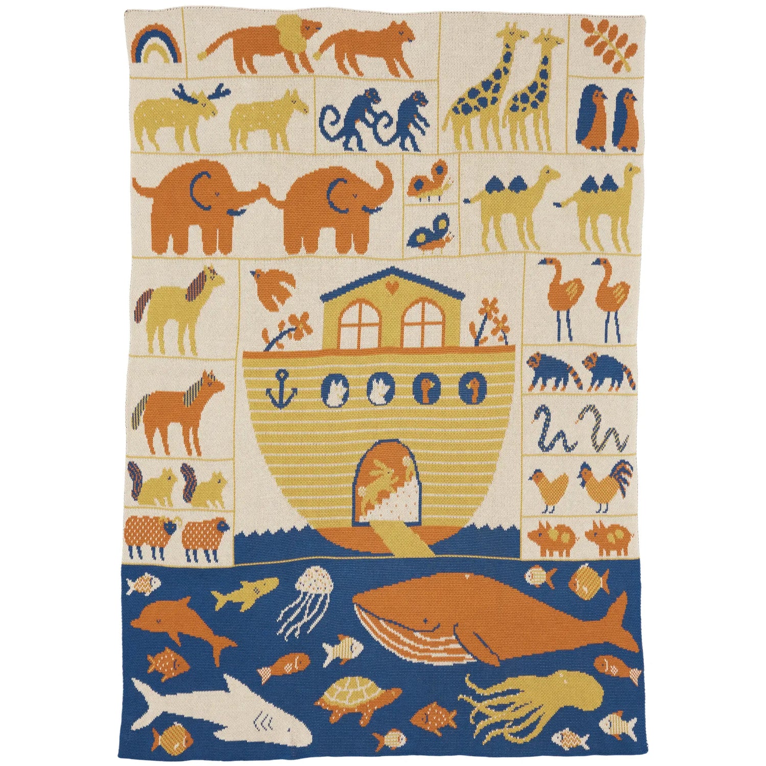 Biquette Baby Blanket Sand in Egyptian Cotton Ark Baby Blanket