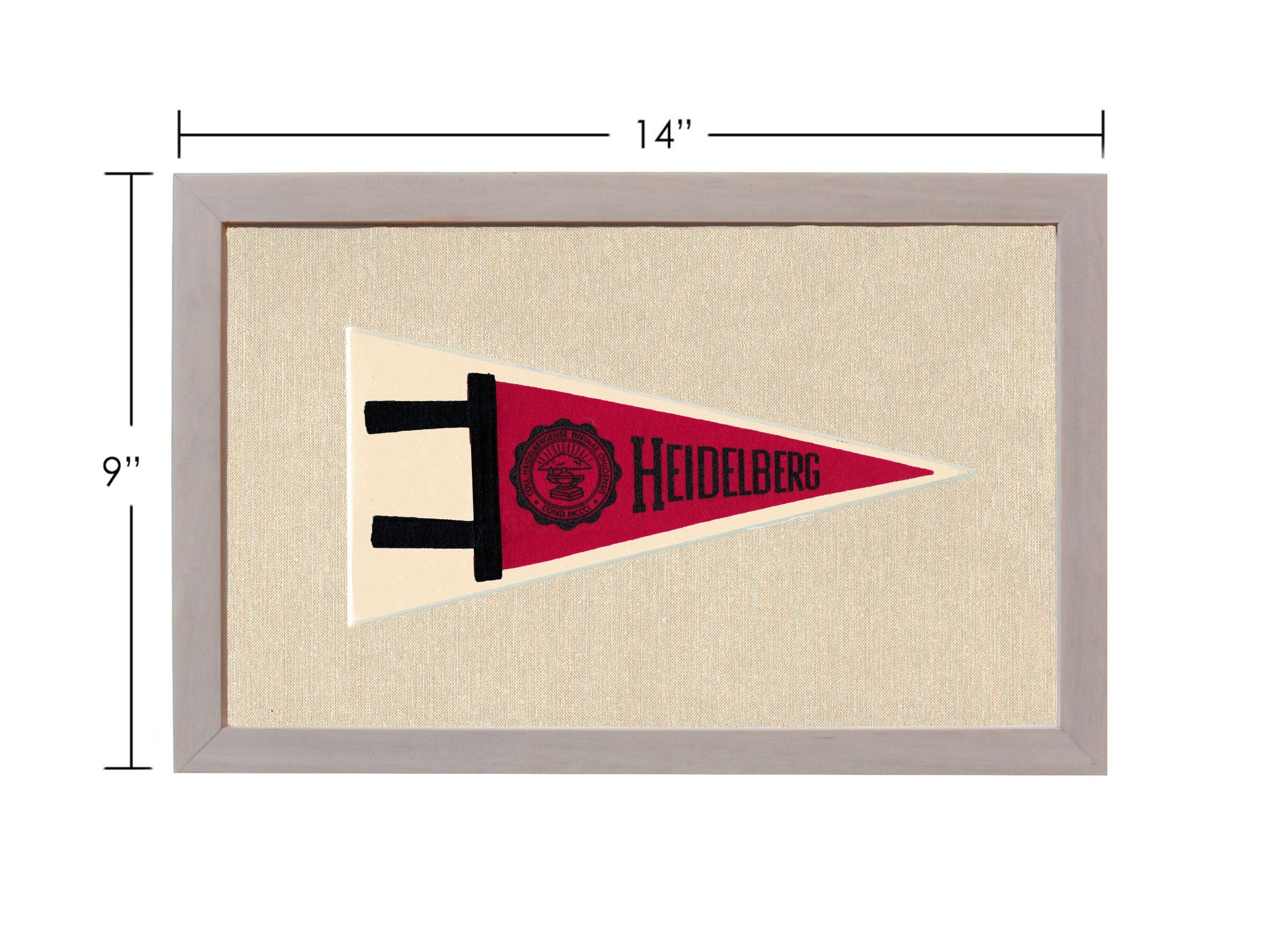 Americana Memories Vintage Pennants and Memorabilia Vintage Heidelberg University Pennant