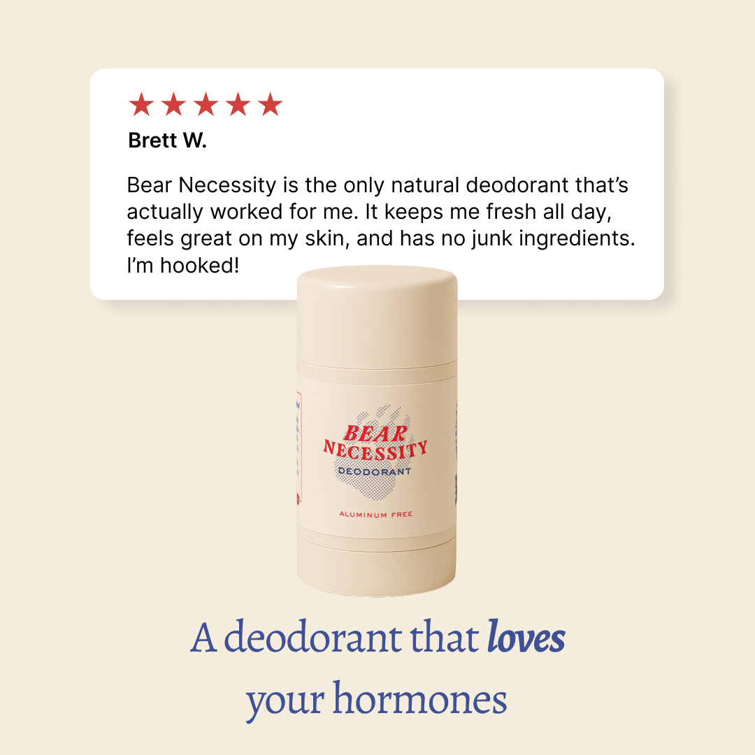 PapaBear Naturals Full Ingredient List Papabear - Bear Necessity Deodorant  2.6 oz