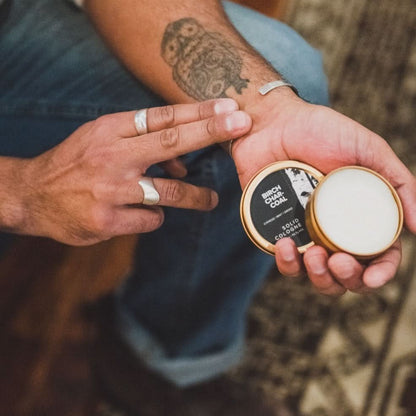 Broken Top Brands Solid Cologne Birch Charcoal Solid Cologne