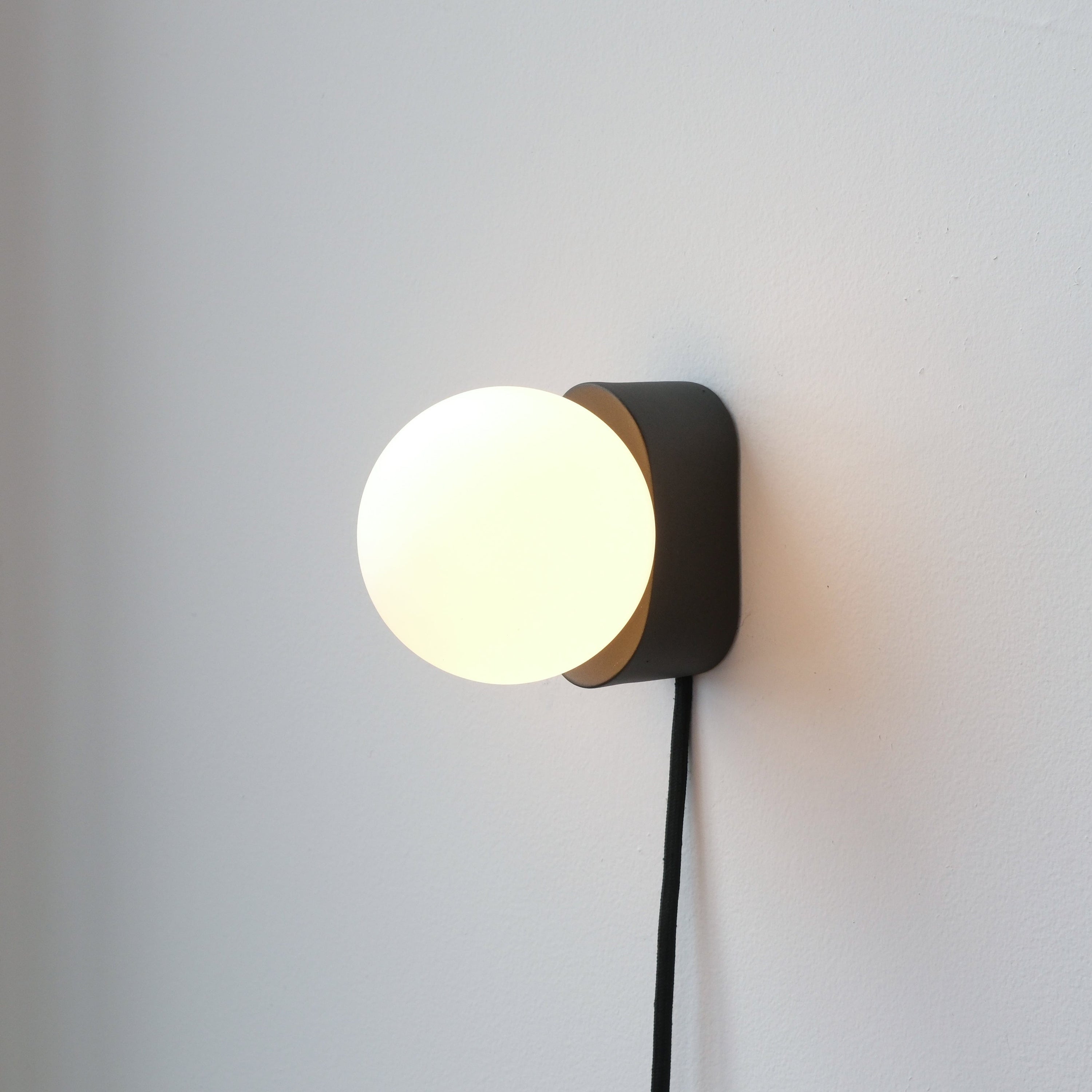 Misewell Lamps Black Iota Sconce