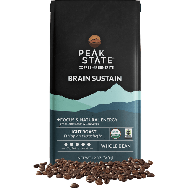 Peak State Coffee GFM Only BRAIN SUSTAIN Light Roast