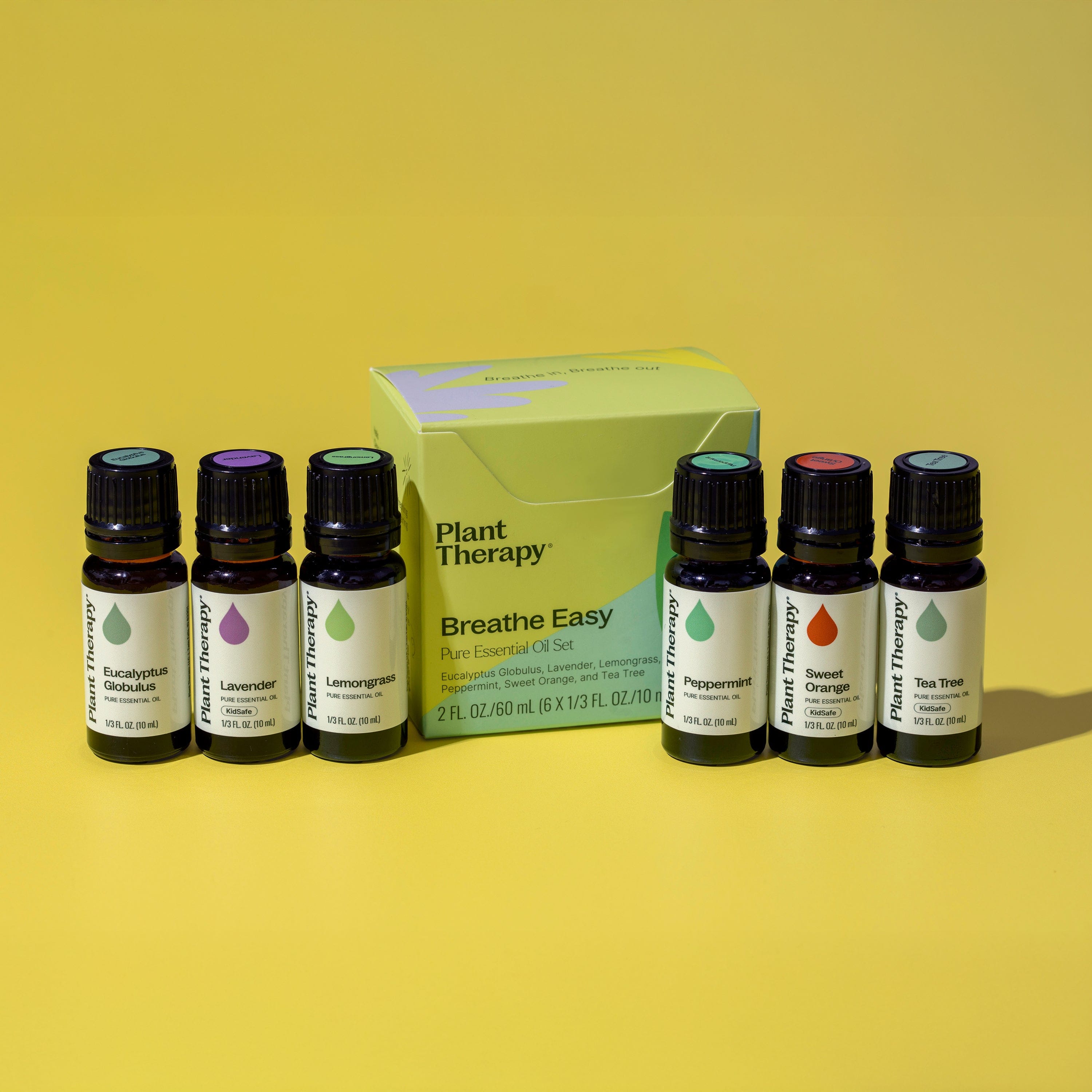 Plant Therapy Essential Oil Breathe Easy Set