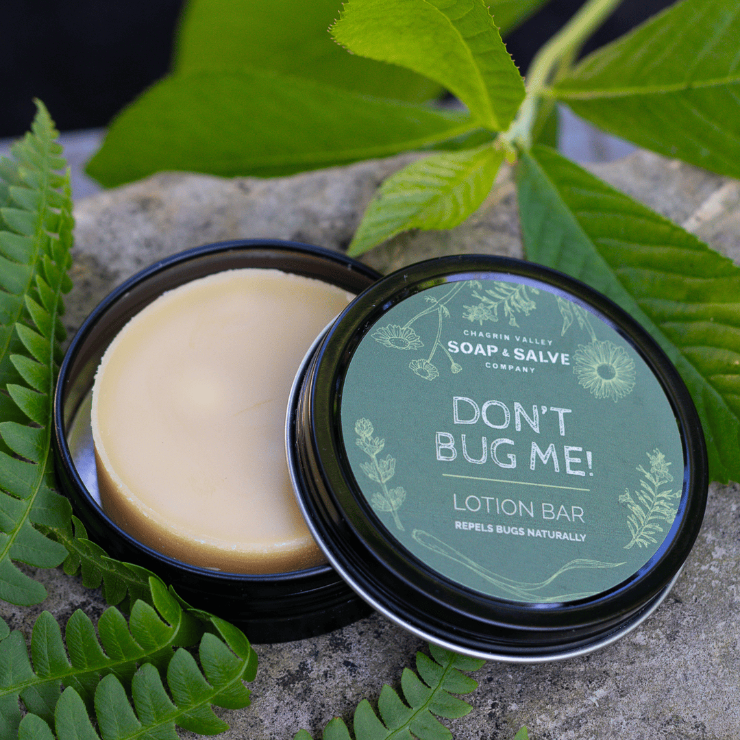 Chagrin Valley Soap &amp; Salve Bug Repellent 1 oz Tin Lotion Bar: Don&