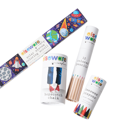 Outdoor Art Bundle | Chalk, Crayons, &amp; Coloring Fun