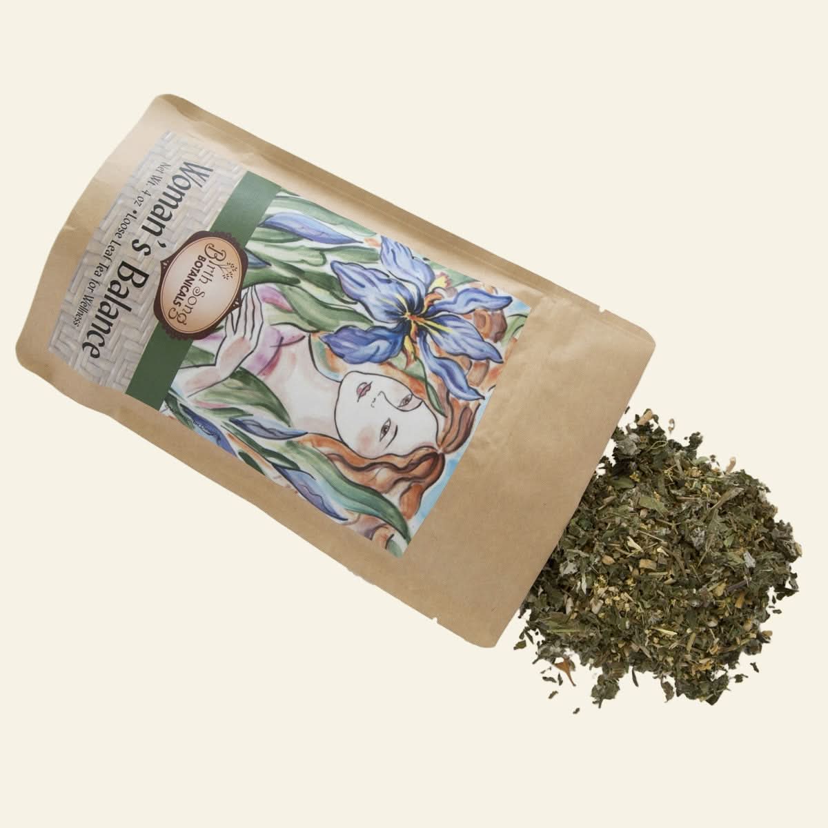 Birth Song Botanicals Co. Tea Woman’s Balance Herbal Tea – Organic Botanical Blend