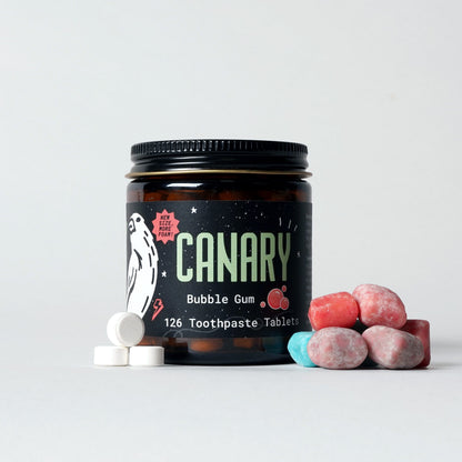 Canary Toothpaste Tablets Bubble Gum Toothpaste Tablets