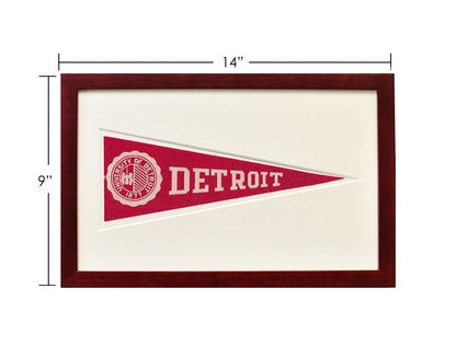 Americana Memories Vintage Detroit University Hormel Pennant