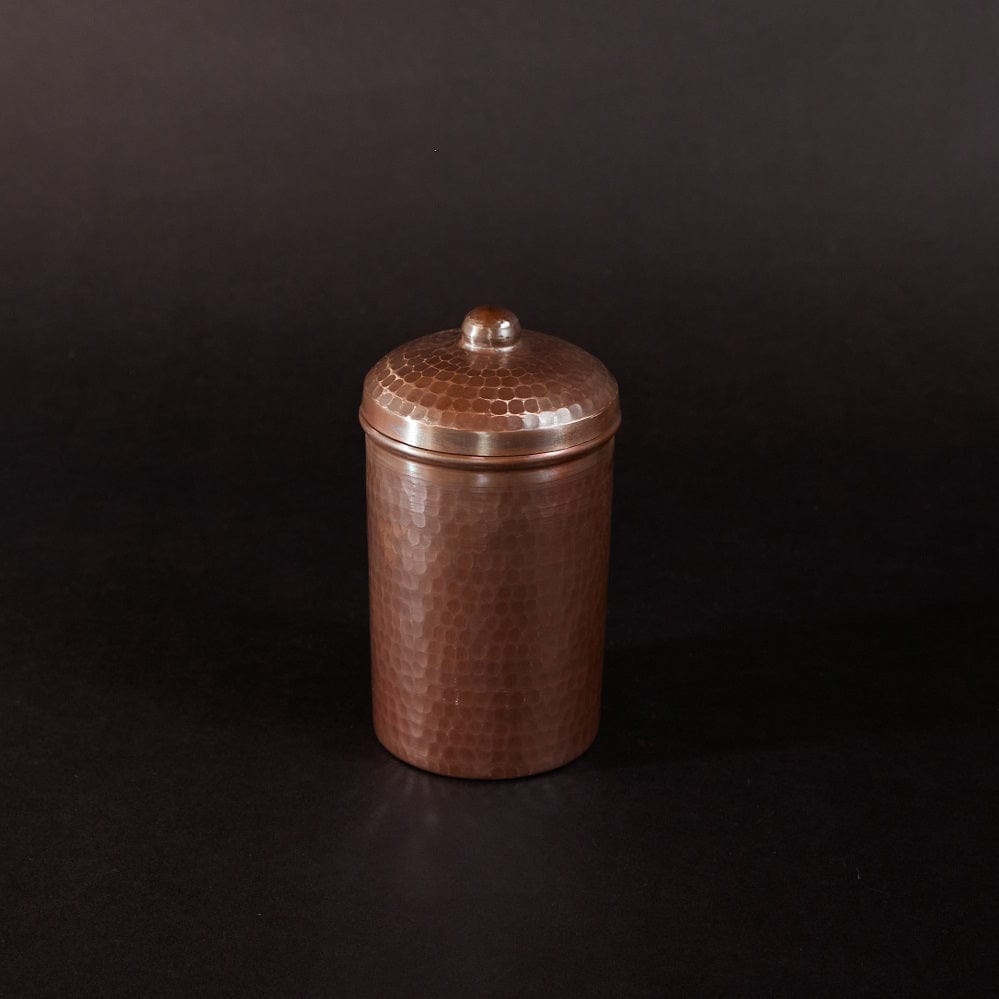 Sertodo Canisters 5x3 inch, 2 cup / Patina Copper Kitchen Canisters - Individual Sizes