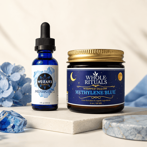 My American Goods Supplements Methylene Blue Ritual Bundle | Tallow Balm + Meraki Blu Drops