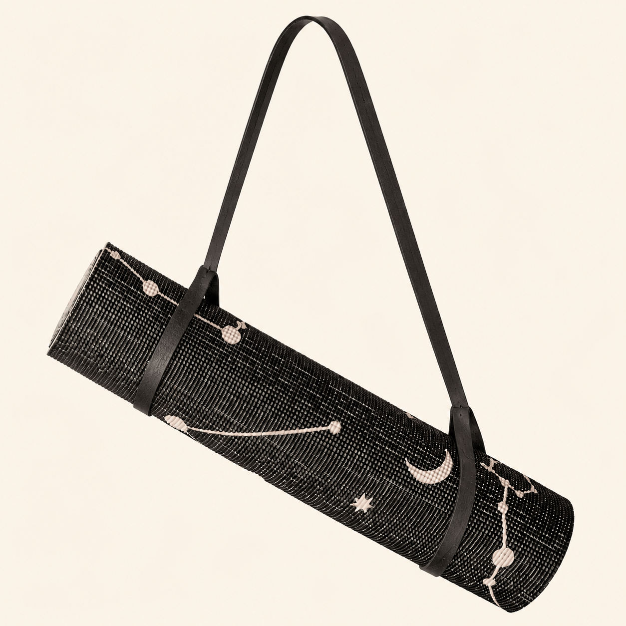 The Local Branch Leather Black Leather Loop Carrier