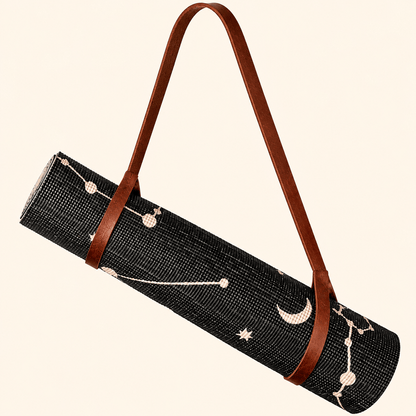 The Local Branch Leather Mahogany Leather Loop Carrier