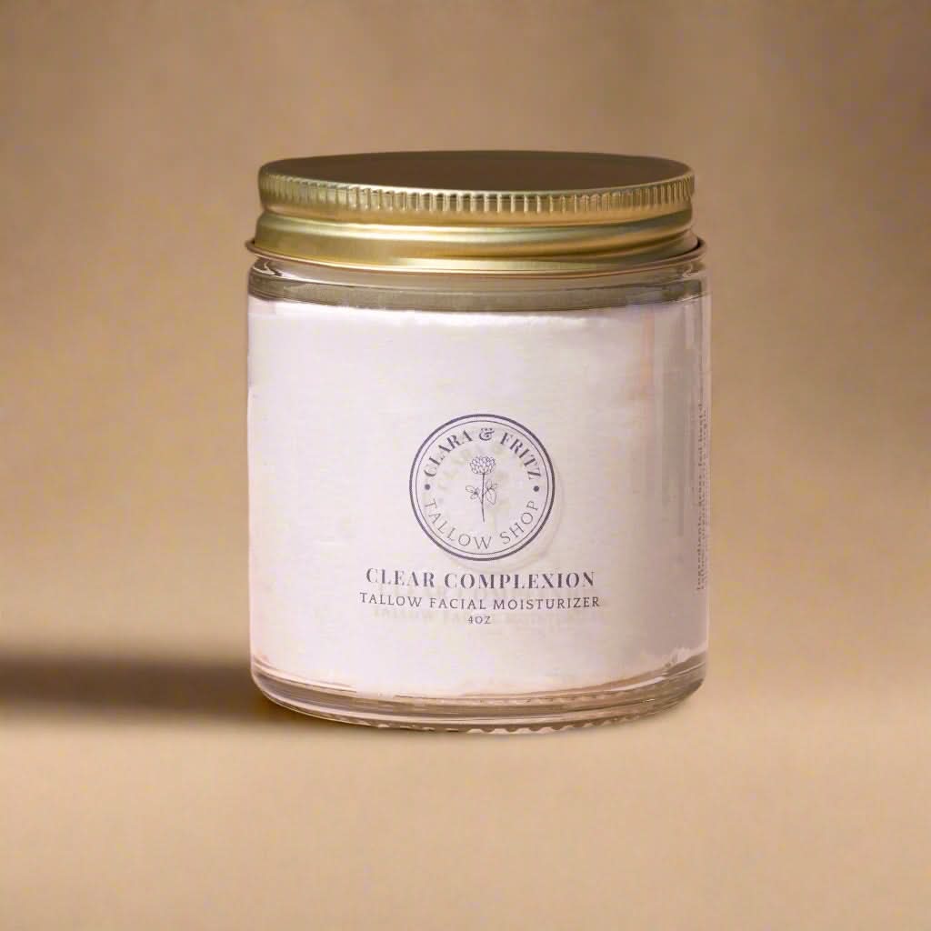 Clara &amp; Fritz Tallow Shop Lotion &amp; Moisturizer Clara &amp; Fritz Clear Complexion Whipped Tallow Facial Moisturizer
