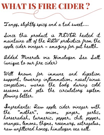 Roots and Leaves, LLC Fire Cider