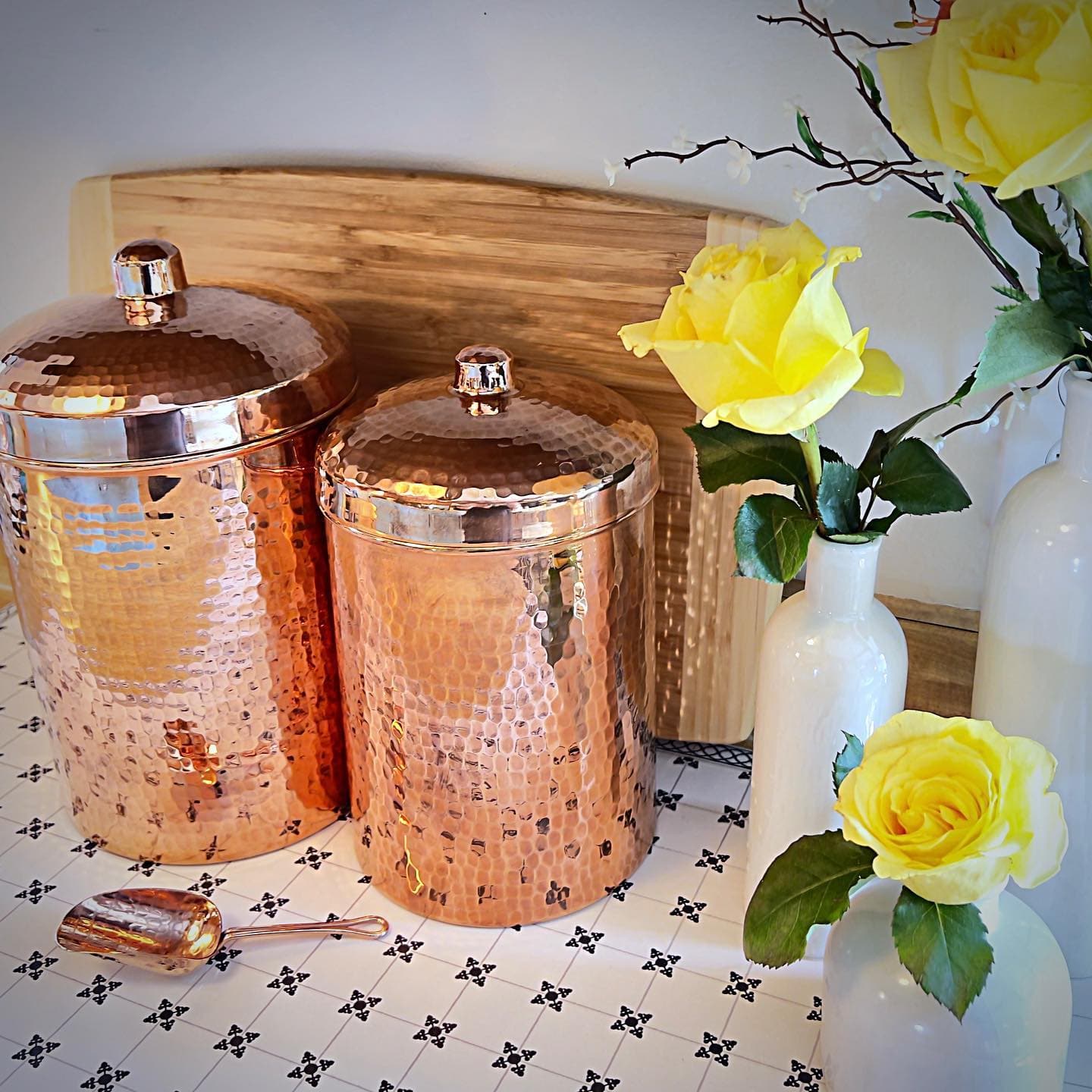 Sertodo Canisters Copper Kitchen Canisters - Individual Sizes