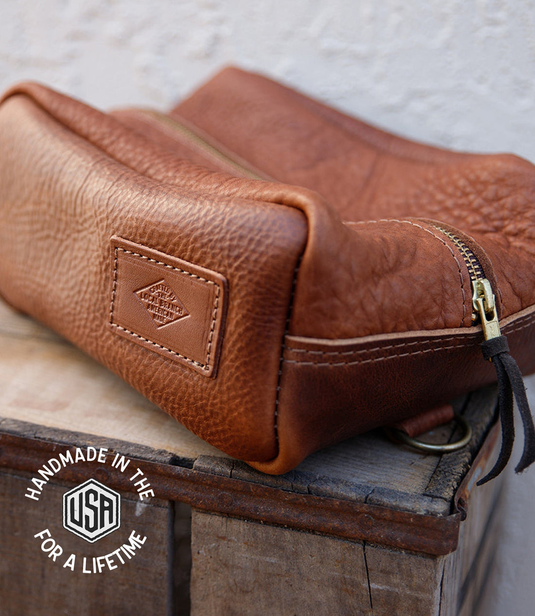 Leather Dopp Kit