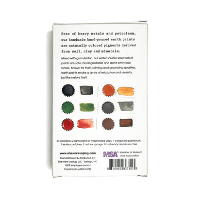 Earth Paints – Handmade – Set of 6 Natural Colors