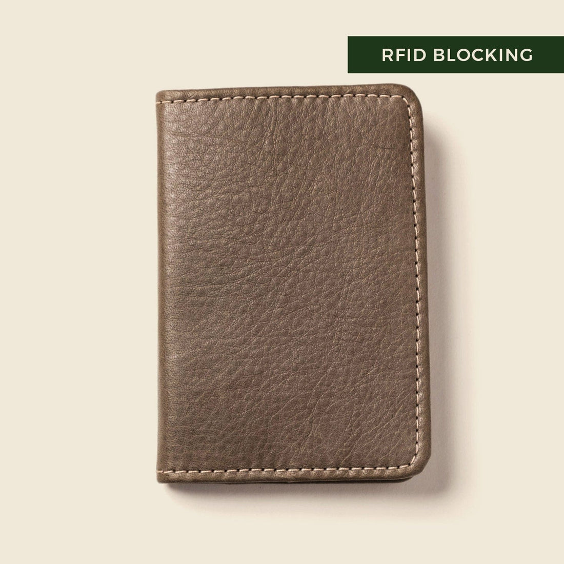 CASUPO Small Bifold Compact Bifold with RFID Protection - Grey