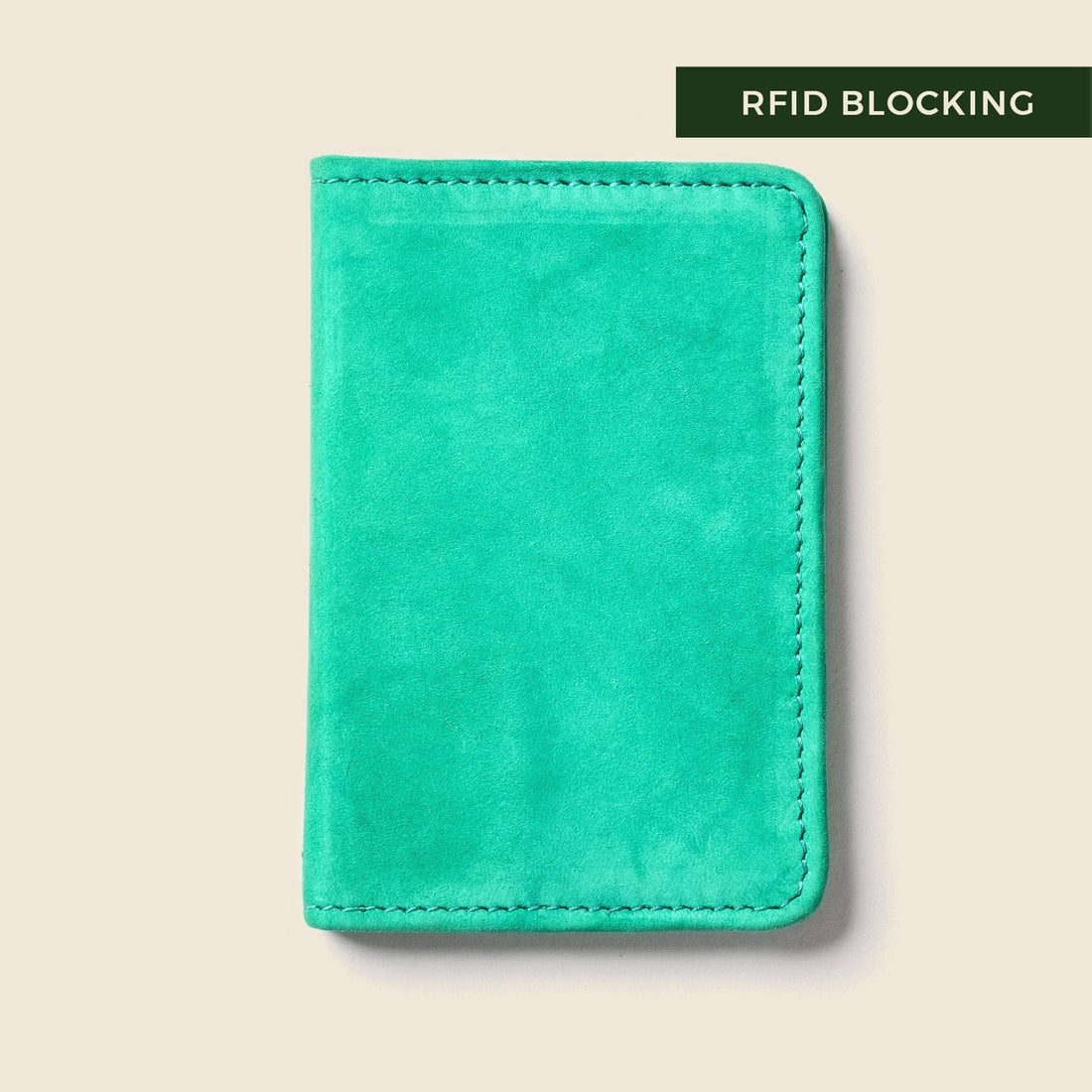 CASUPO Small Bifold Compact Bifold with RFID Protection - Mint