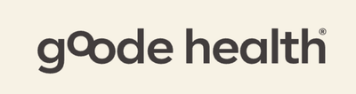 Goode Health logo on a beige background