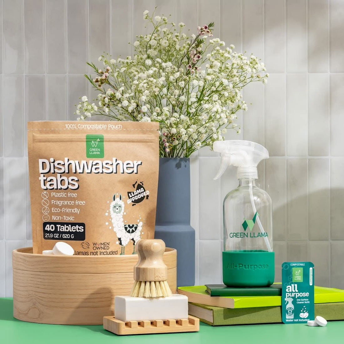 Green Llama Cleaner Starter Kit All Green Llama Kitchen Bundle