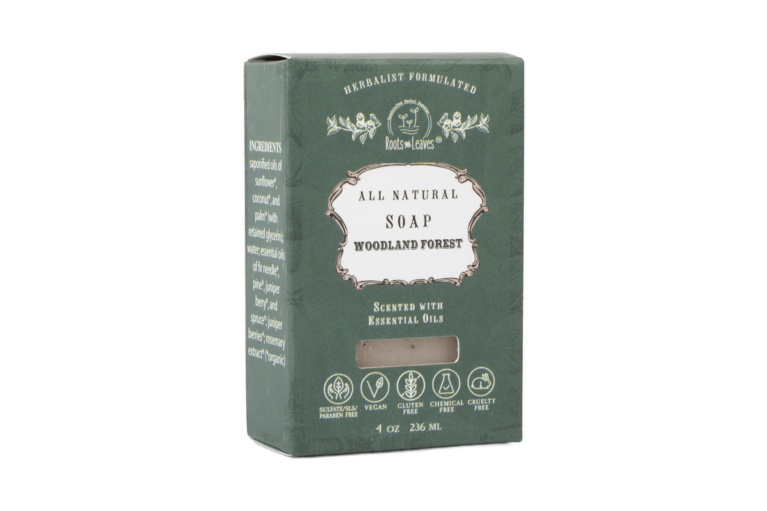 Roots and Leaves, LLC Organic Vegan Woodland Forest Bar Soap