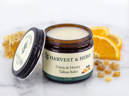 Harvest &amp; Herd Co. Citrus &amp; Honey Tallow Balm