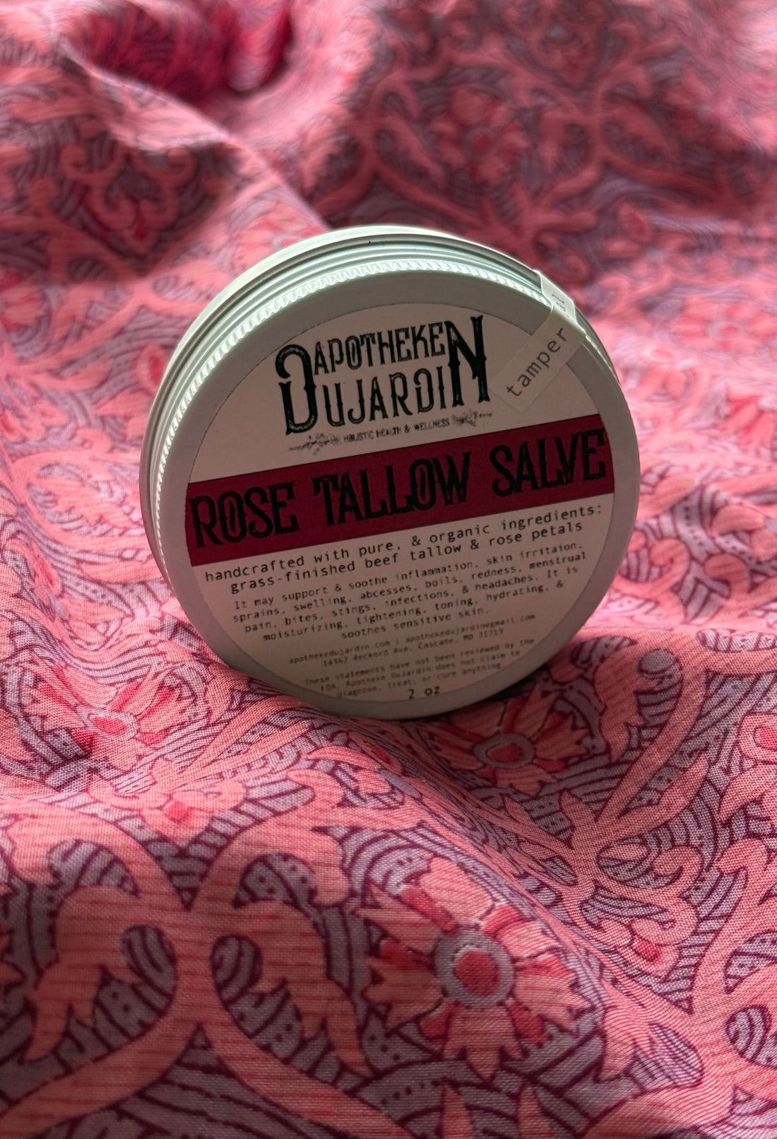 Apotheke DuJardin salve Rose Tallow Salve