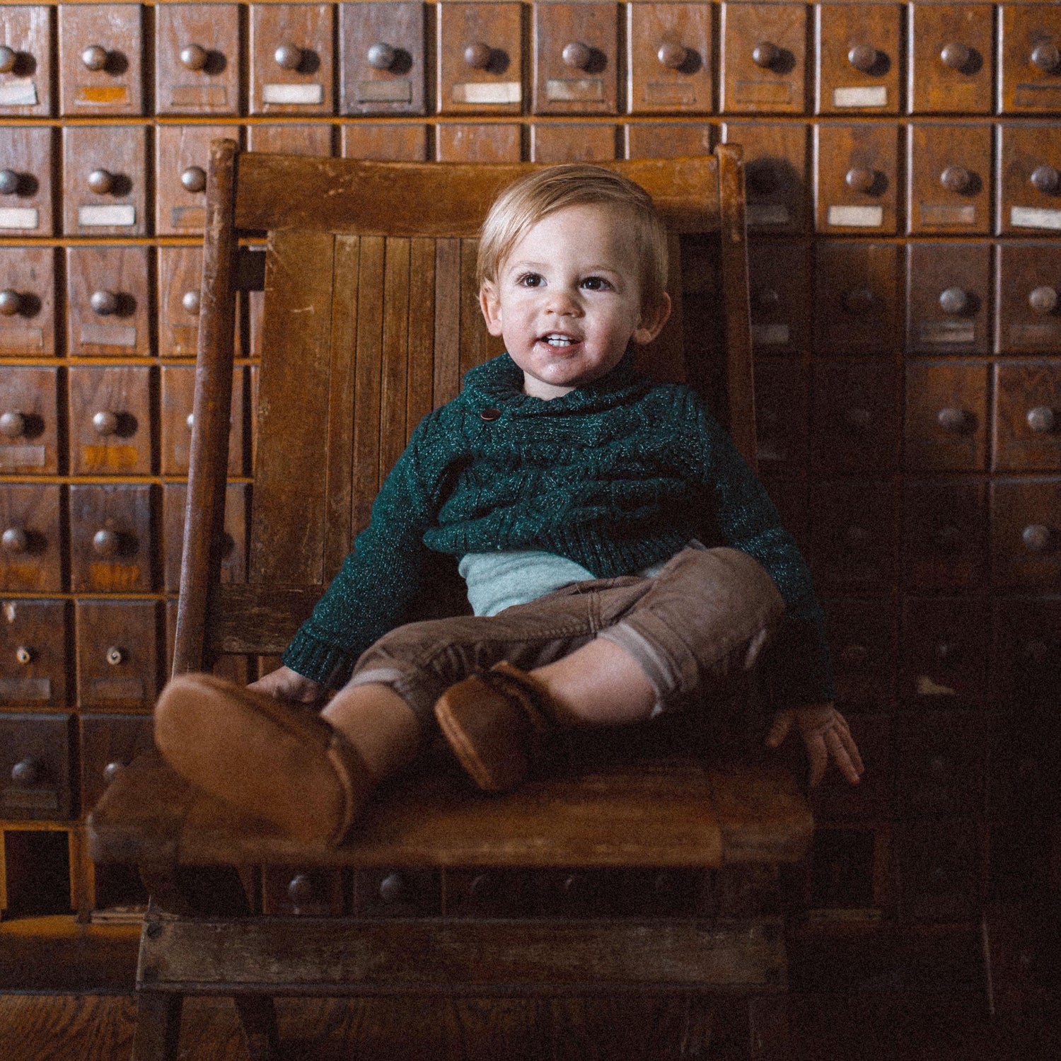 The Local Branch Leather Baby Moccasins  - USA Made